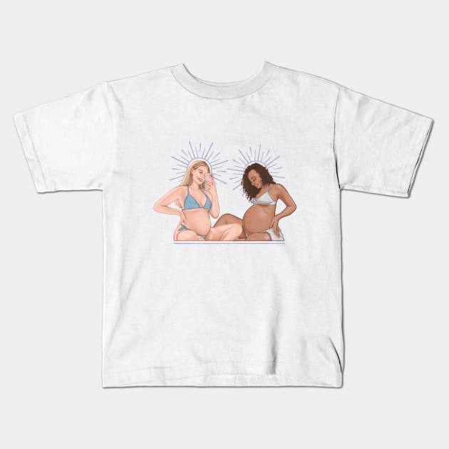 Motherhood || Lerrie Kids T-Shirt by CharlottePenn